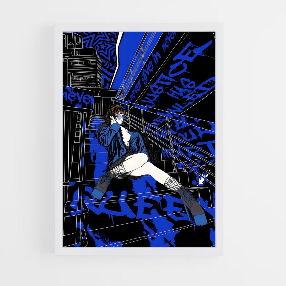 Poster L'Écho du Ledge – affiche Persona 5 (vue 3)